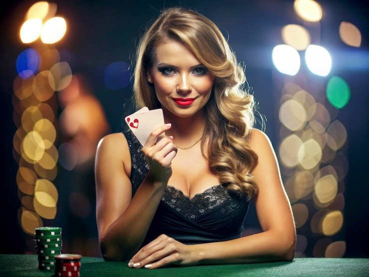 Dragon Tiger live dealer table showing two cards face-up with HD broadcast quality